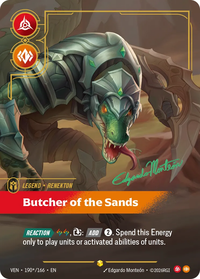 Riftbound Legend: Renekton – Butcher of the Sands