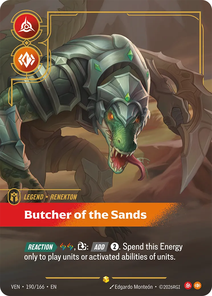 Riftbound Legend: Renekton – Butcher of the Sands