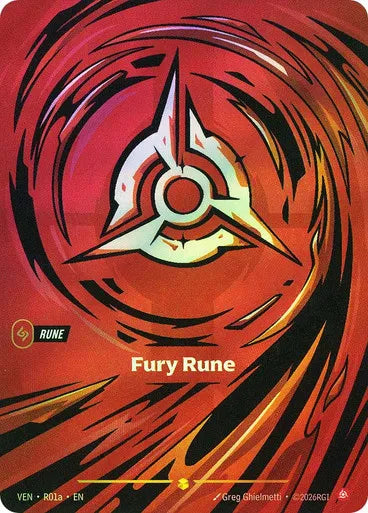 Riftbound Rune: Fury Rune