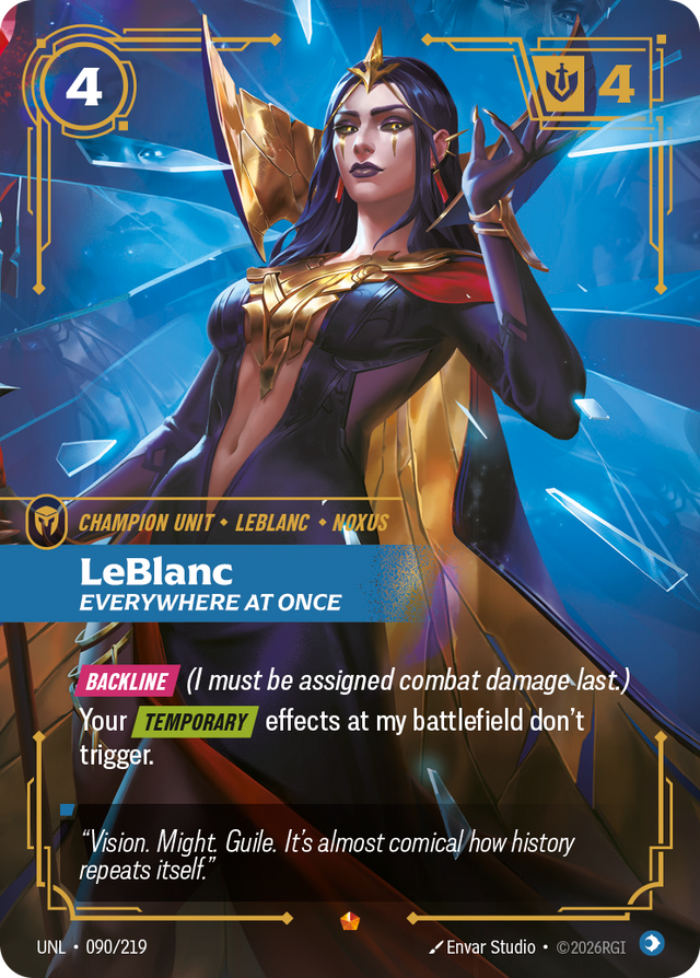 Riftbound Champion Unit: LeBlanc