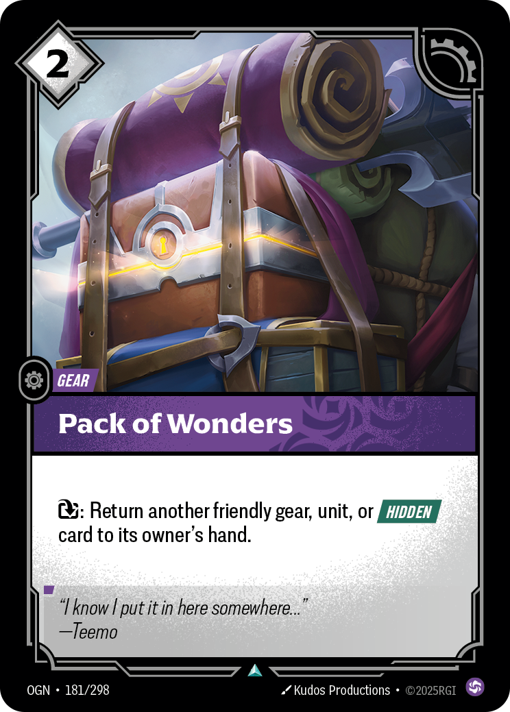 Riftbound Gear: Pack of Wonders