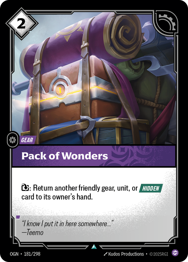 Riftbound Gear: Pack of Wonders