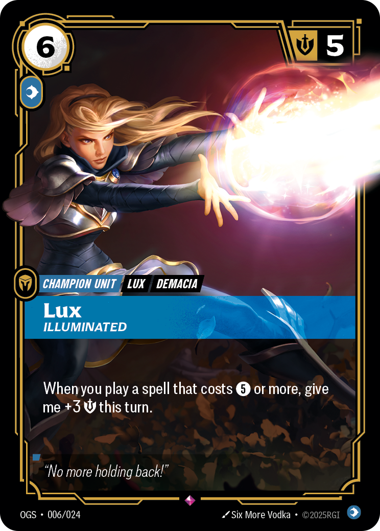 Riftbound Champion Unit: Lux