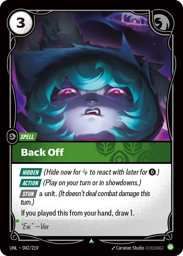 Riftbound Spell: Back Off