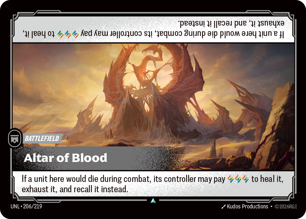 Riftbound Battlefield: Altar of Blood