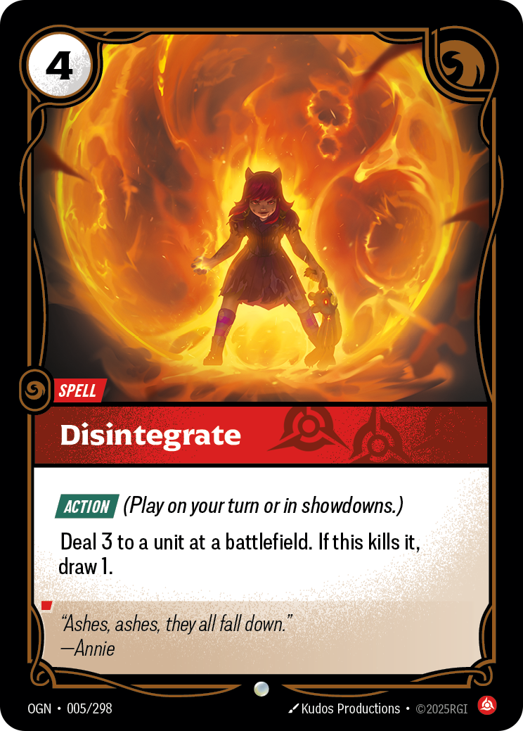 Riftbound Spell: Disintegrate