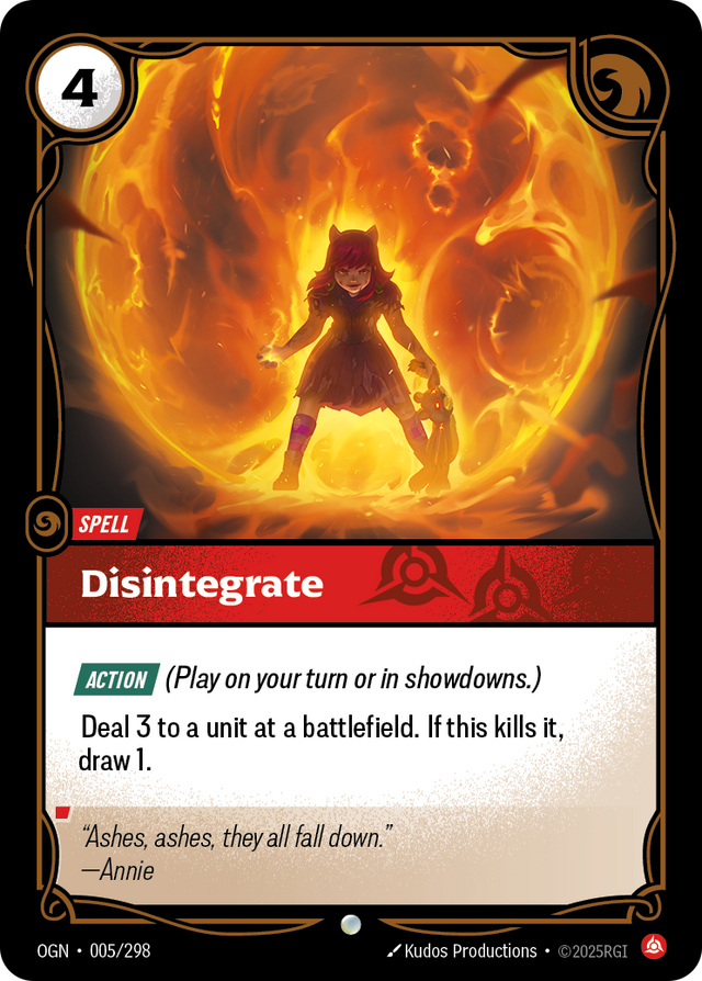 Riftbound Spell: Disintegrate