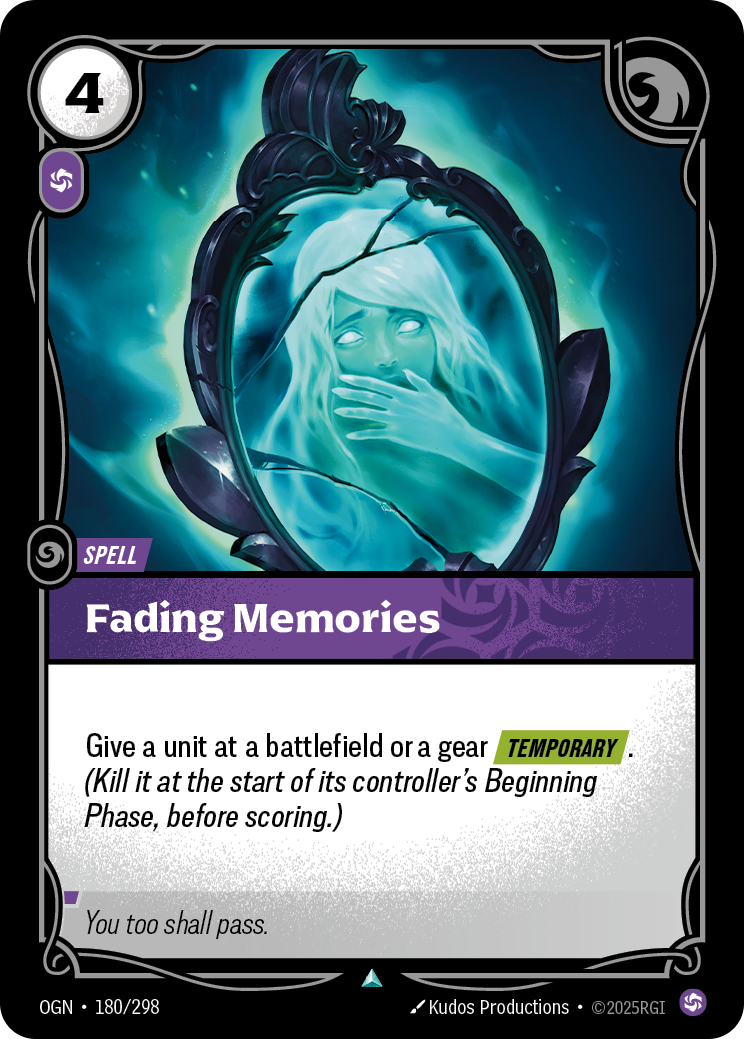 Riftbound Spell: Fading Memories