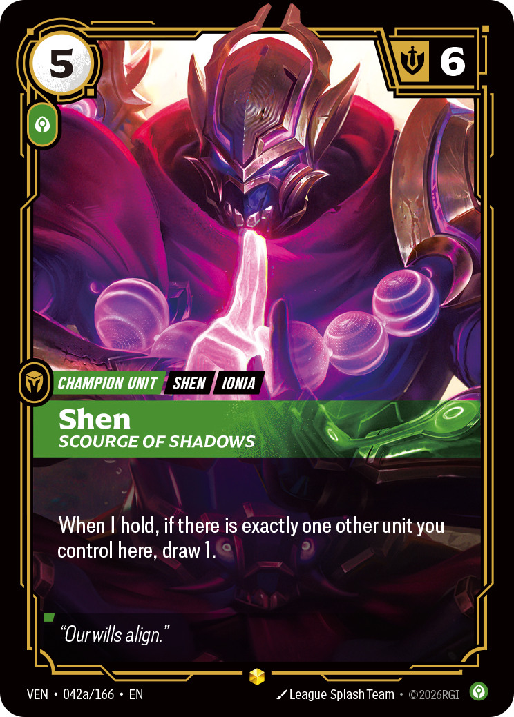 Riftbound Champion Unit: Shen