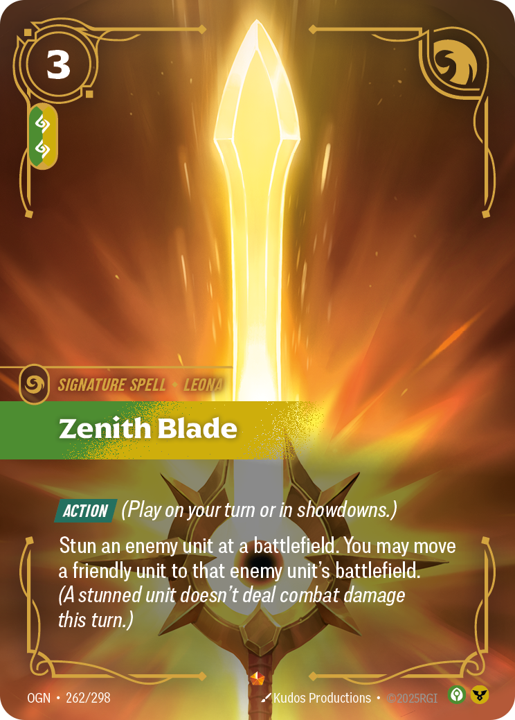 Riftbound Spell: Zenith Blade