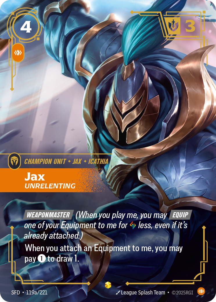 Riftbound Champion Unit: Jax