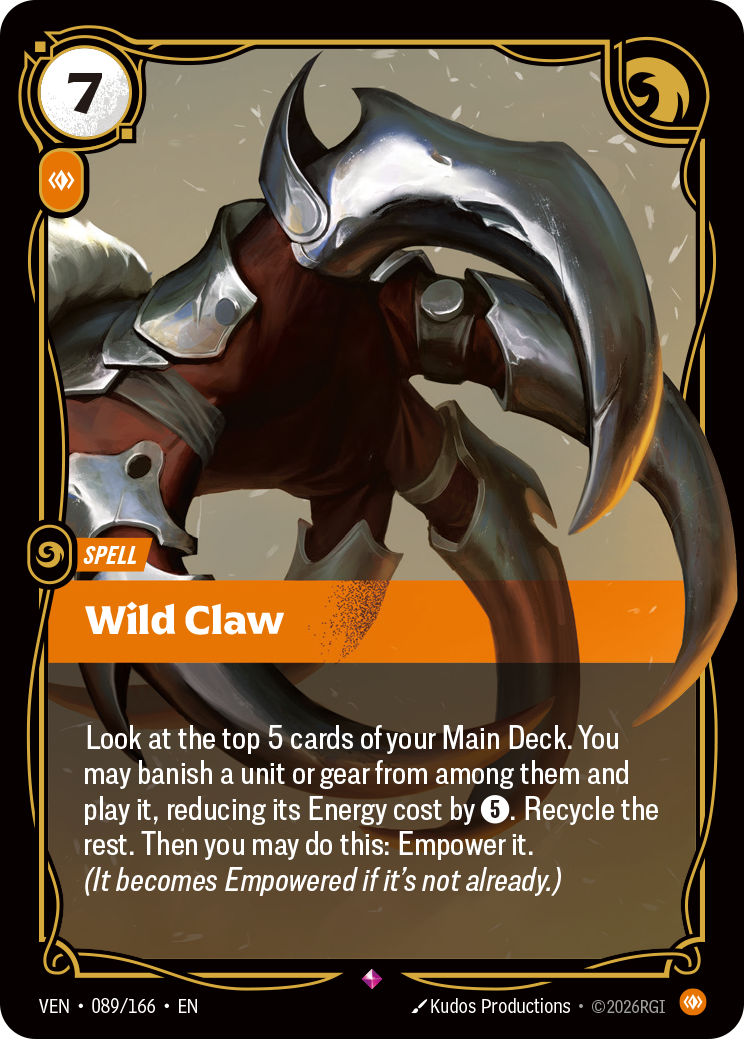 Riftbound Spell: Wild Claw