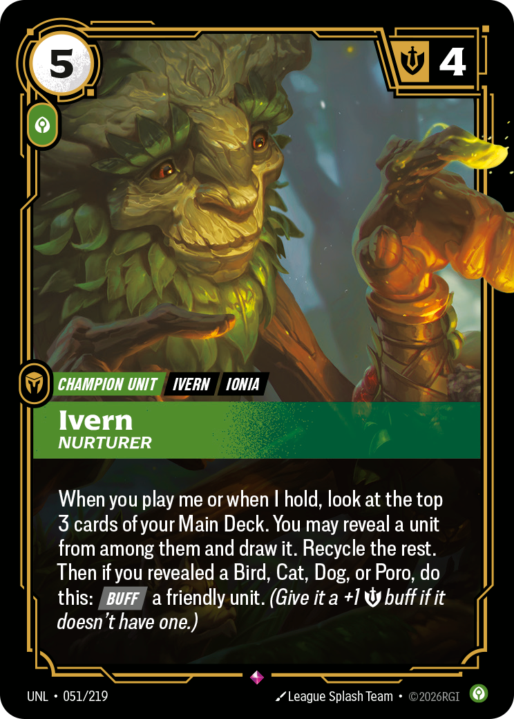 Riftbound Champion Unit: Ivern