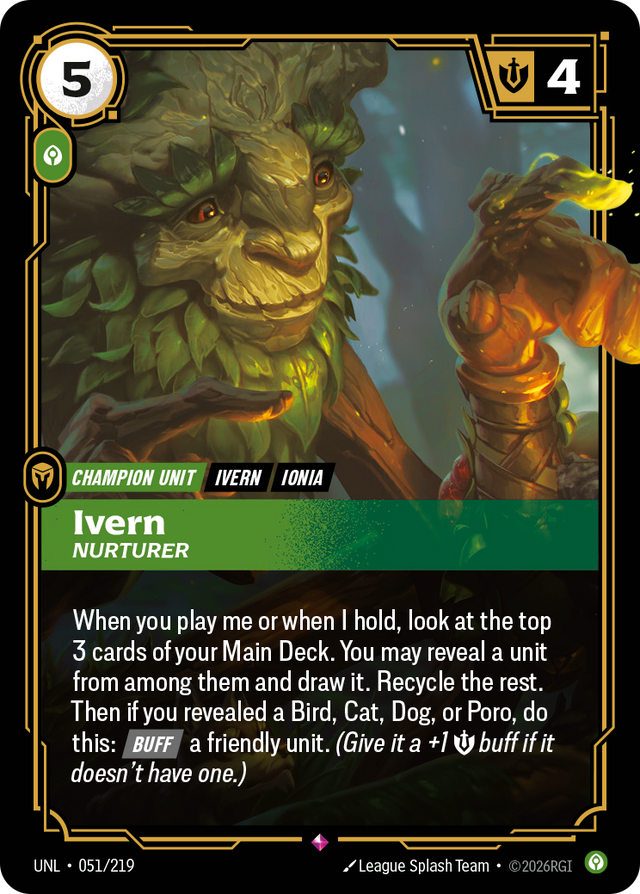 Riftbound Champion Unit: Ivern