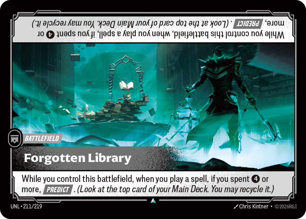 Riftbound Battlefield: Forgotten Library