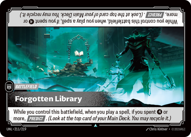 Riftbound Battlefield: Forgotten Library