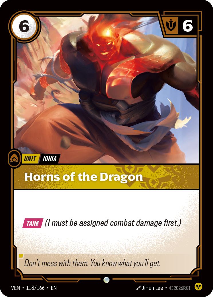 Riftbound Unit: Horns of the Dragon