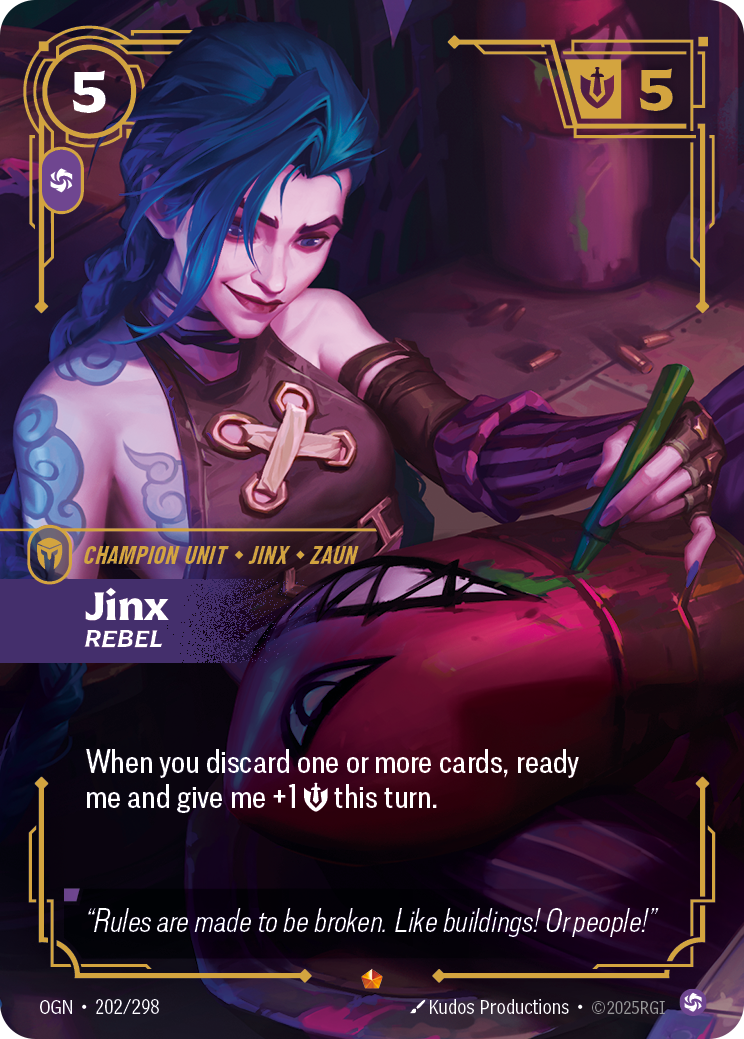 Riftbound Champion Unit: Jinx