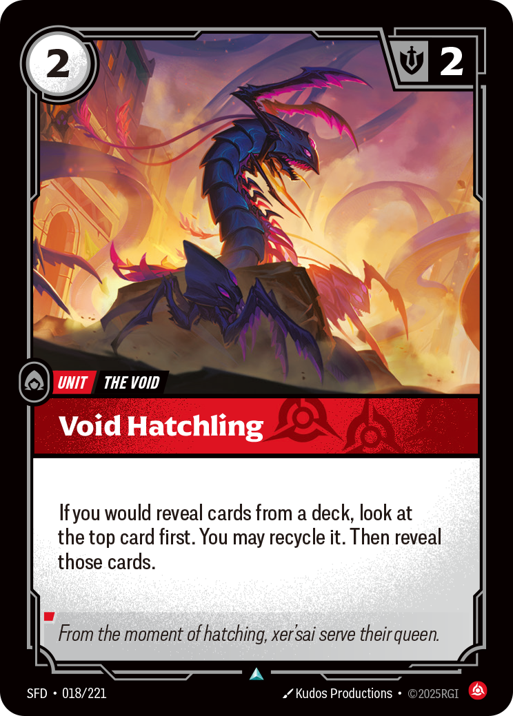 Riftbound Unit: Void Hatchling