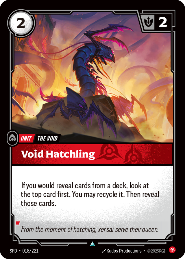 Riftbound Unit: Void Hatchling