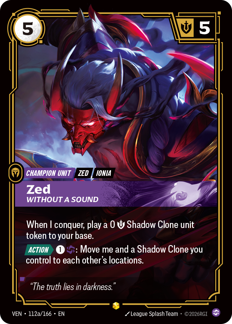 Riftbound Champion Unit: Zed