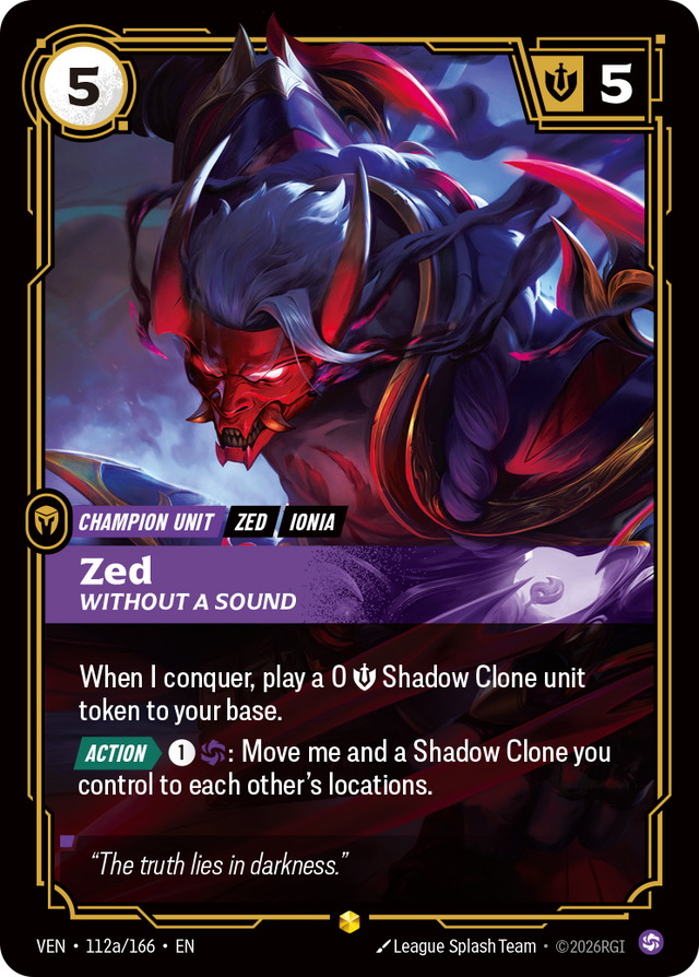 Riftbound Champion Unit: Zed