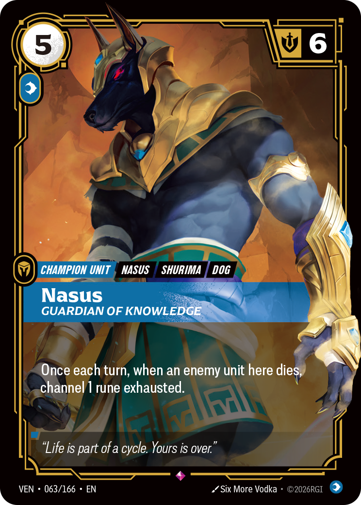 Riftbound Champion Unit: Nasus