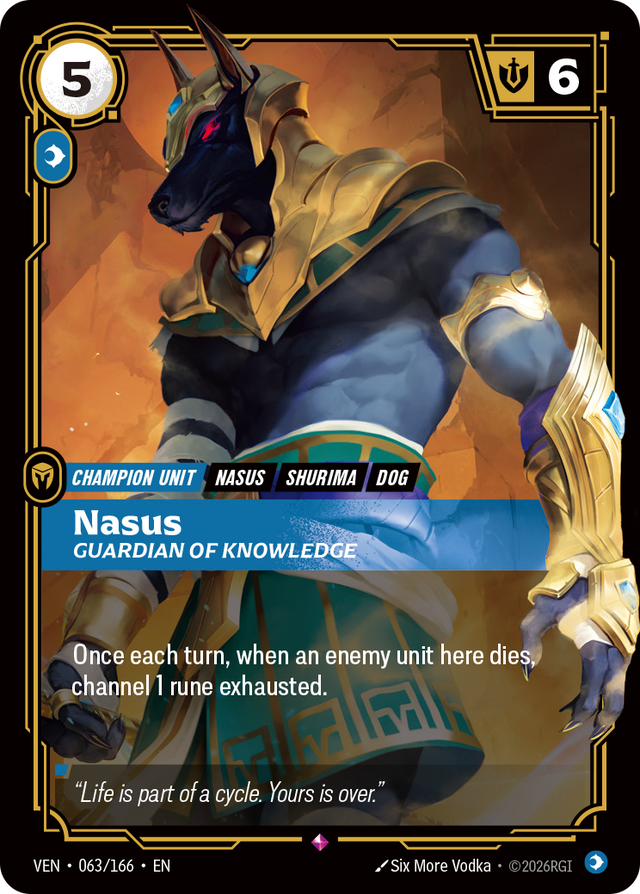 Riftbound Champion Unit: Nasus