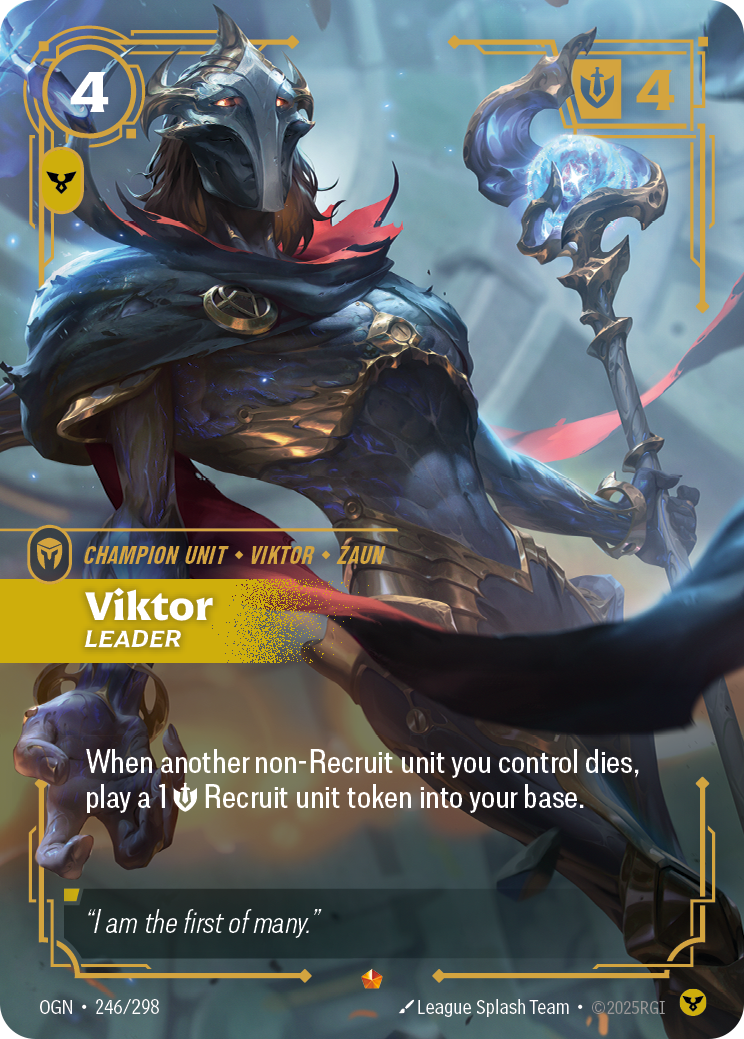 Riftbound Champion Unit: Viktor