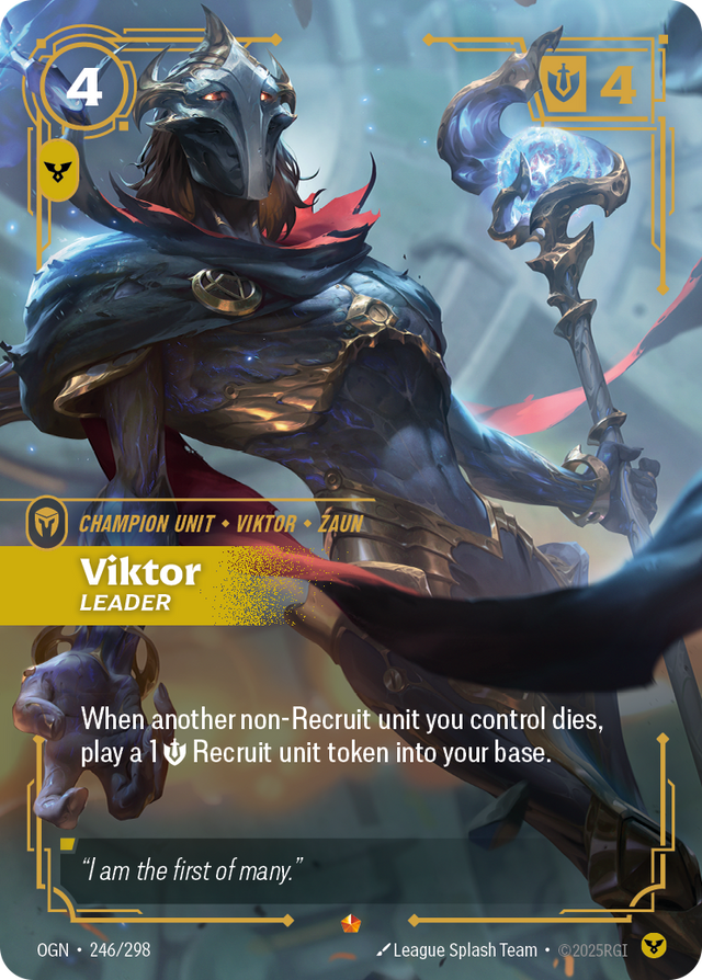 Riftbound Champion Unit: Viktor