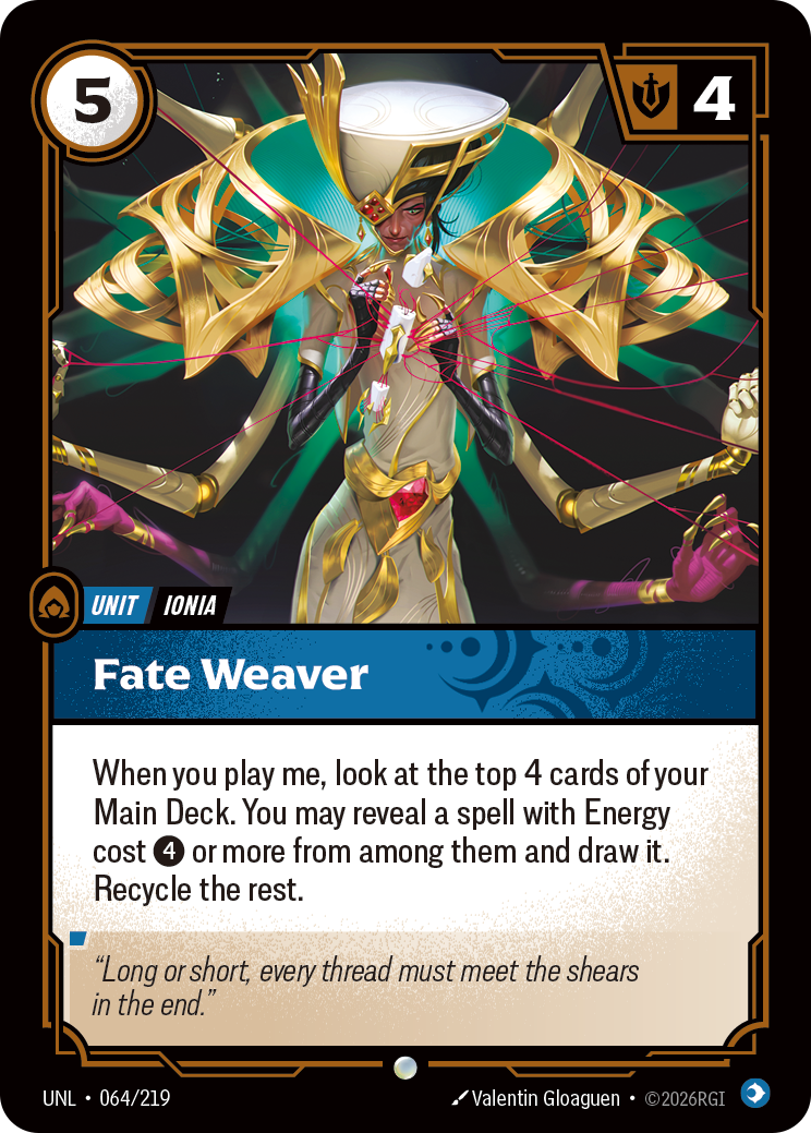 Riftbound Unit: Fate Weaver