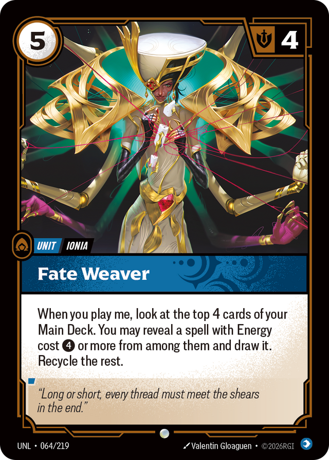 Riftbound Unit: Fate Weaver