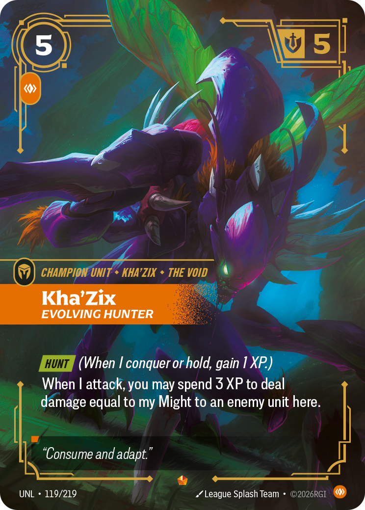 Riftbound Champion Unit: Kha'Zix