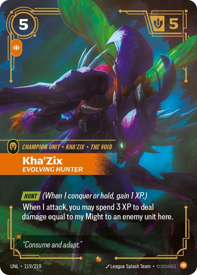 Riftbound Champion Unit: Kha'Zix