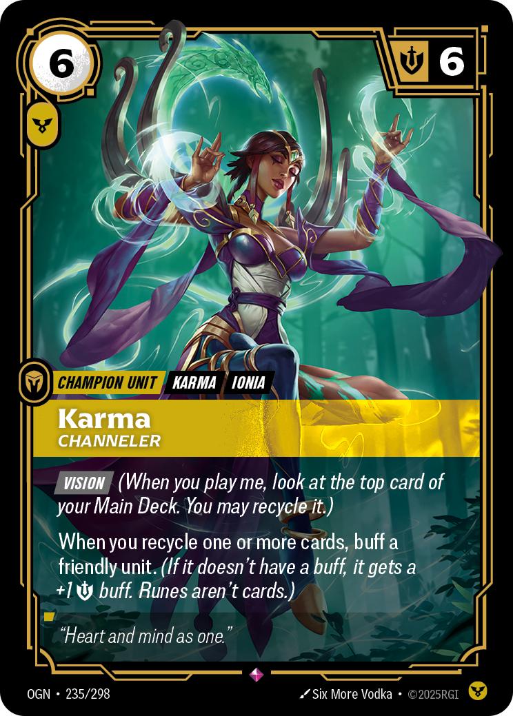 Riftbound Champion Unit: Karma