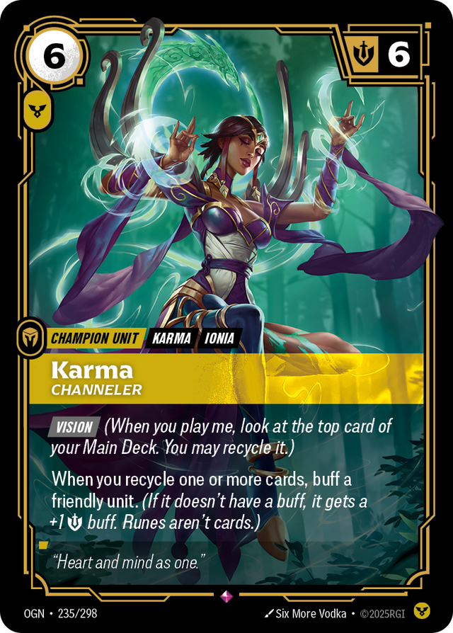 Riftbound Champion Unit: Karma