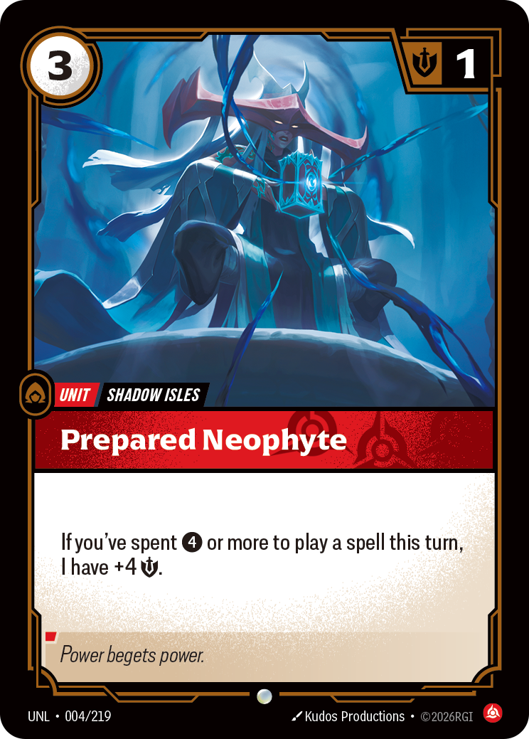 Riftbound Unit: Prepared Neophyte