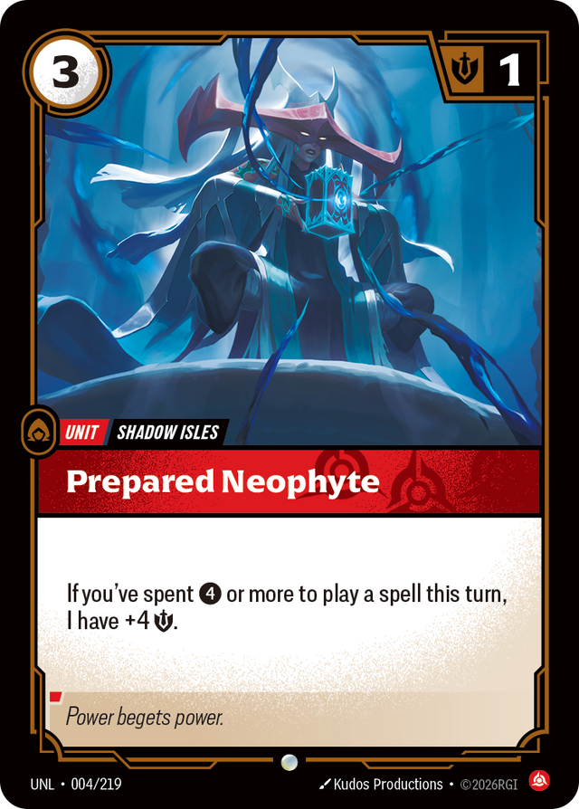 Riftbound Unit: Prepared Neophyte