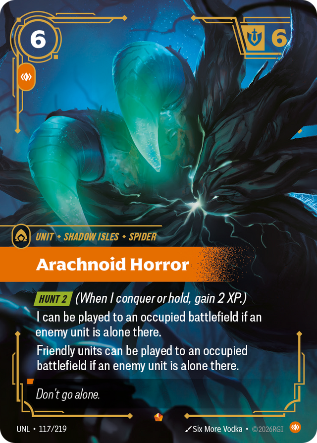 Riftbound Unit: Arachnoid Horror