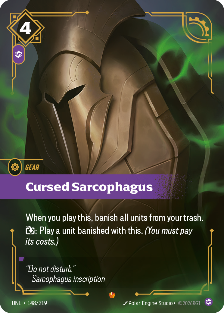 Riftbound Gear: Cursed Sarcophagus