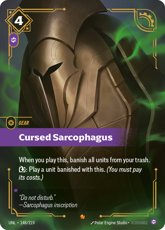 Riftbound Gear: Cursed Sarcophagus
