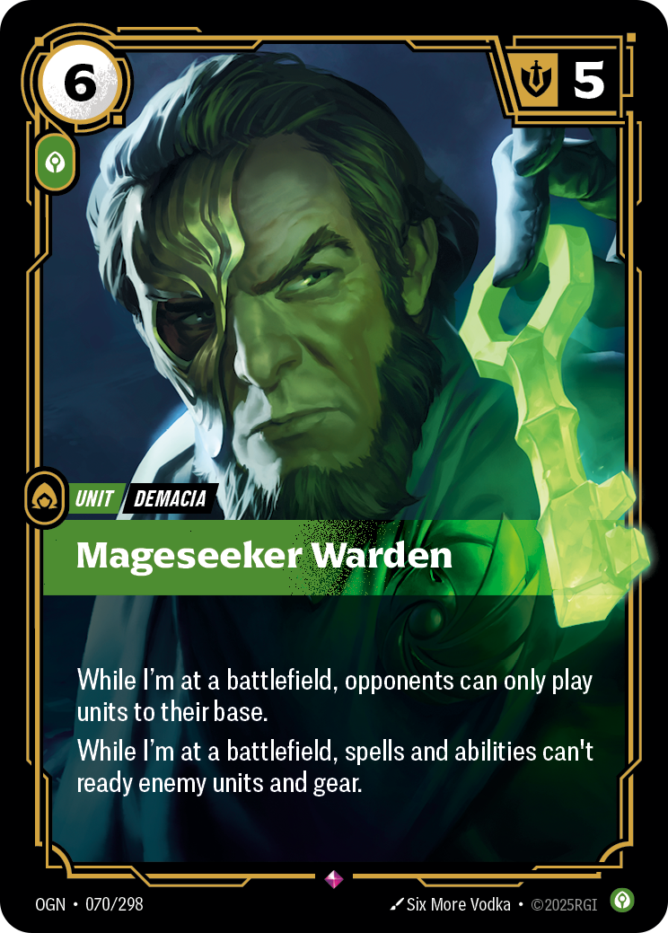 Riftbound Unit: Mageseeker Warden