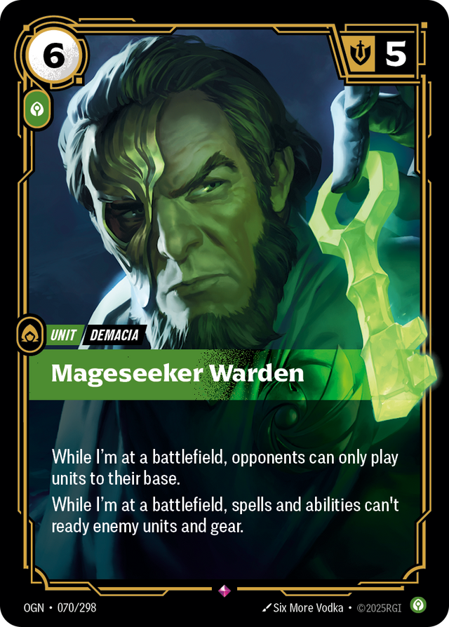 Riftbound Unit: Mageseeker Warden