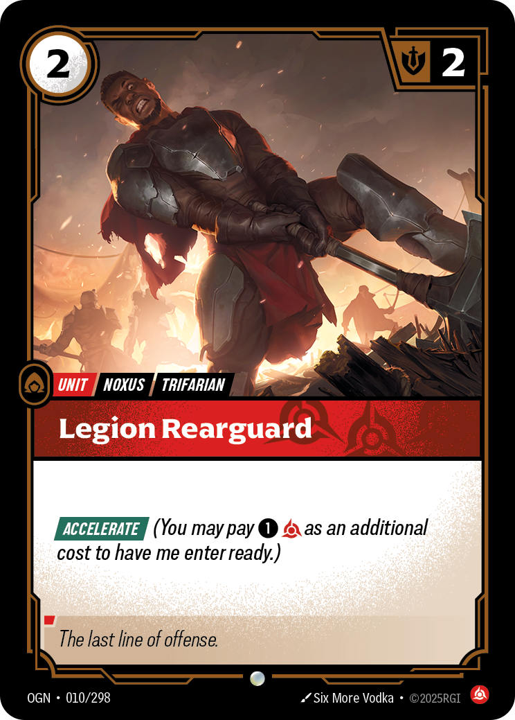 Riftbound Unit: Legion Rearguard
