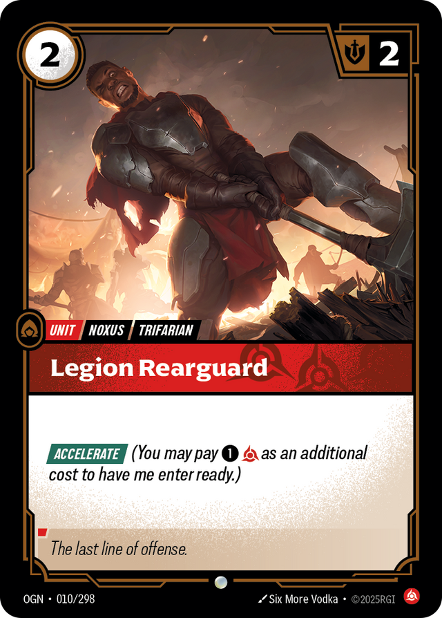Riftbound Unit: Legion Rearguard