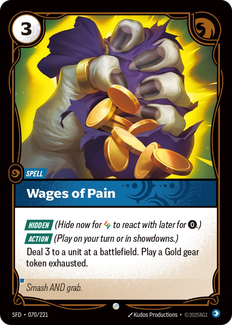 Riftbound Spell: Wages of Pain