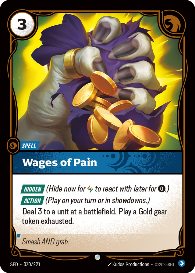 Riftbound Spell: Wages of Pain