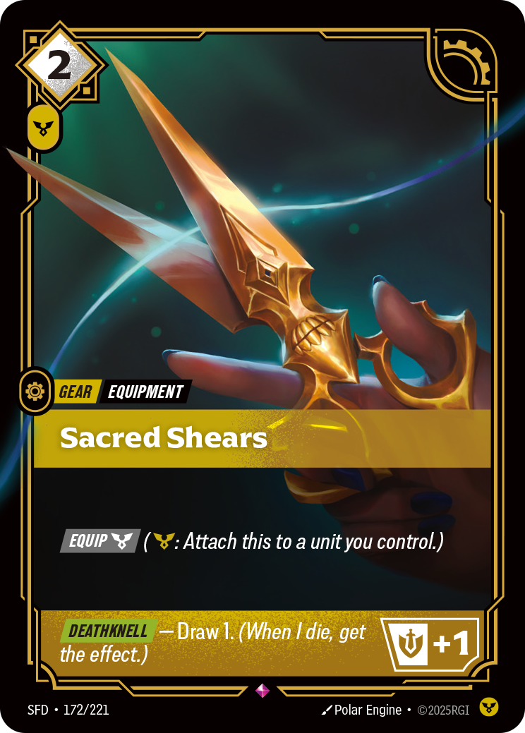 Riftbound Gear: Sacred Shears
