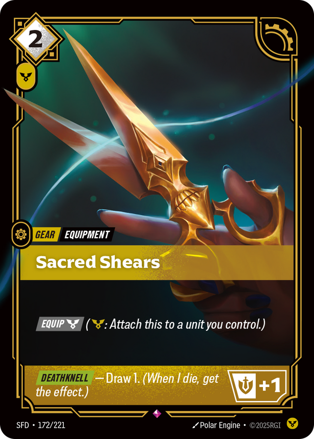 Riftbound Gear: Sacred Shears