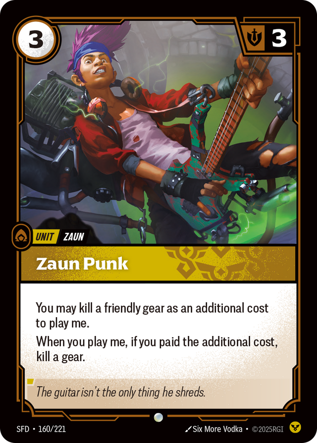 Riftbound Unit: Zaun Punk